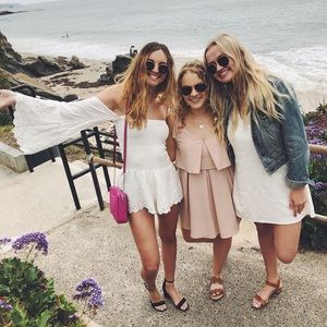 Revolve Blush Pink Mini Dress